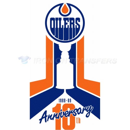 Edmonton Oilers Iron-on Stickers (Heat Transfers)NO.155
